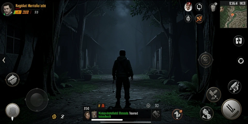 Pengalaman gameplay menegangkan dalam 8364 penuh dengan kegelapan dan misteri.