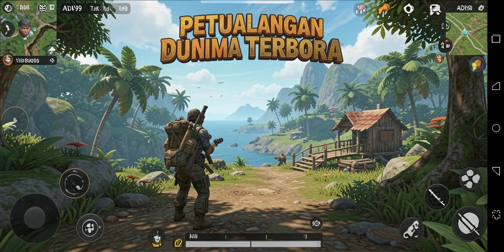 Tampilan menawan gameplay Open World di ADI99 yang penuh aksi.