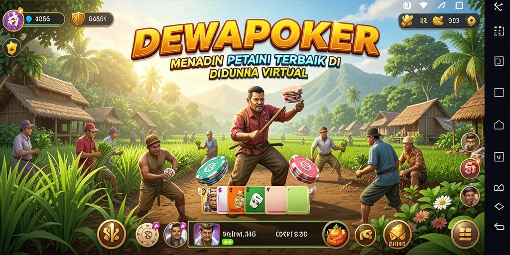 Tampilan menarik gameplay DEWAPOKER yang penuh warna.
