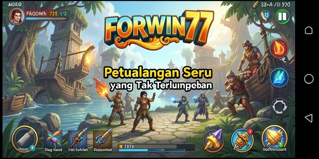Gameplay seru FORWIN77 dengan grafis menakjubkan dan petualangan mendebarkan.