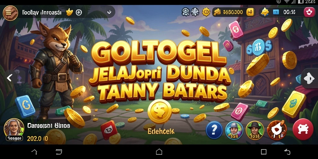 Tangkapan layar gameplay GOLTOGEL menunjukkan eksplorasi dunia yang luas.