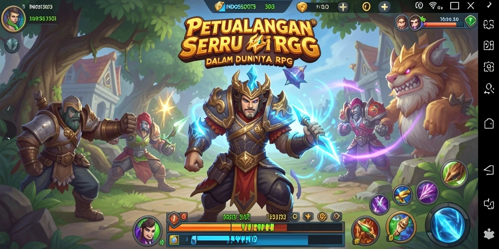 Gameplay seru dari INDOSLOT303 menampilkan aksi RPG yang intens.