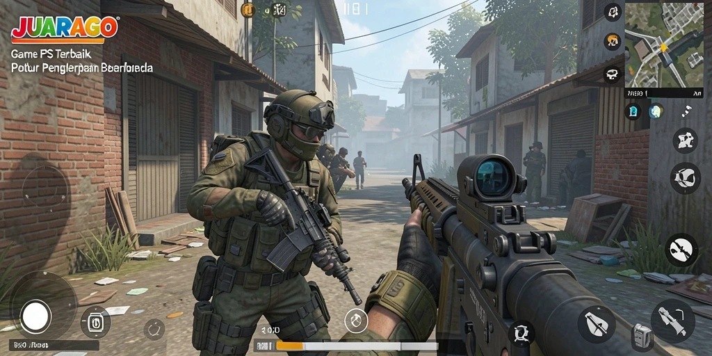 Tampilan gameplay JUARAGO yang seru dan mendebarkan.