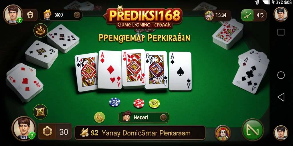 Screenshot PREDIKSI168 menampilkan gameplay seru Domino.