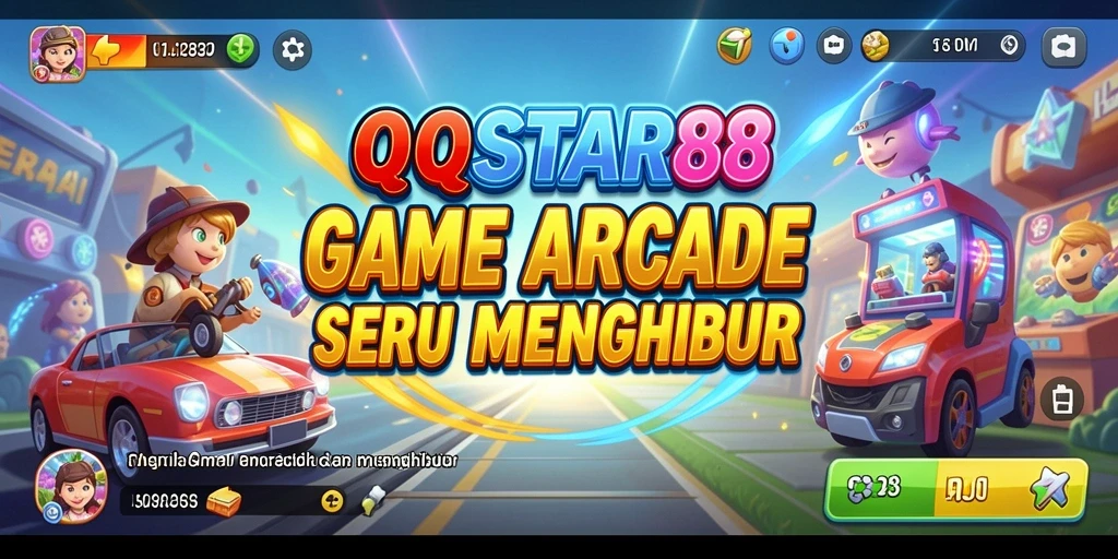 Screenshot utama QQSTAR88 menampilkan gameplay seru dari permainan Arcade.