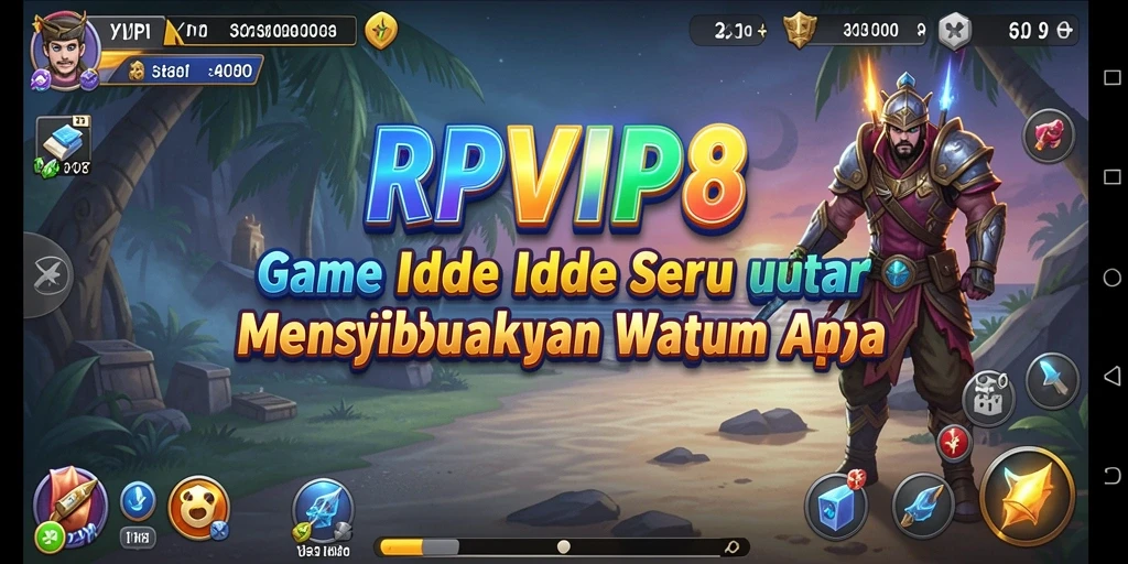 Tampilan gameplay Idle RPVIP8 yang menarik dan menenangkan.