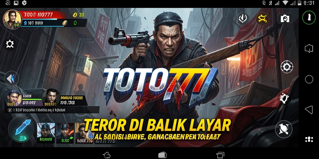 Tangkapan layar menampilkan gameplay menegangkan dalam TOTO777.