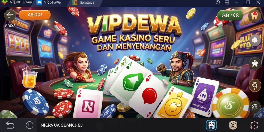 Screenshot gameplay VIPDEWA menampilkan keseruan permainan Kasino.